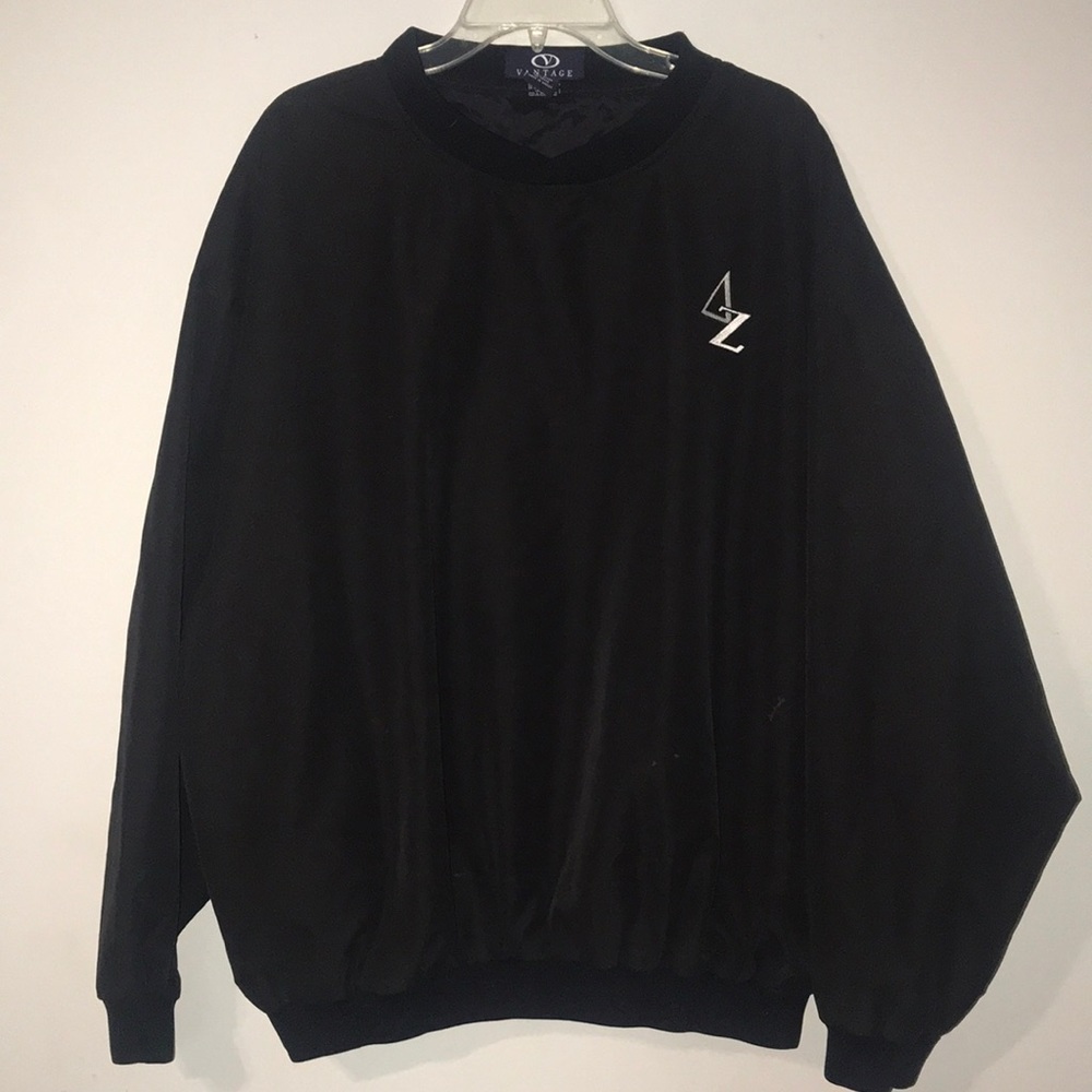 Black Delta Zeta windbreaker VINTAGE!
